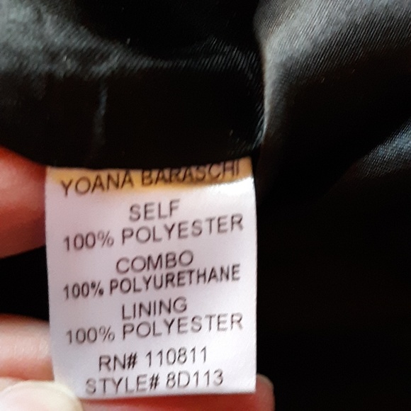 Yoana Baraschi Black Lace Cocktail/Party Dress 6 - Picture 7 of 8